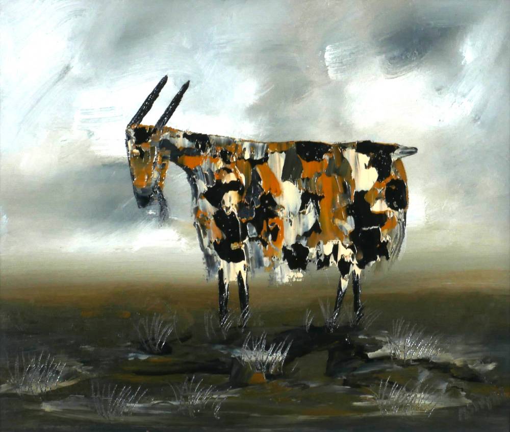 BOGLAND GOAT by Michael Smyth sold for 400 at Whyte's Auctions