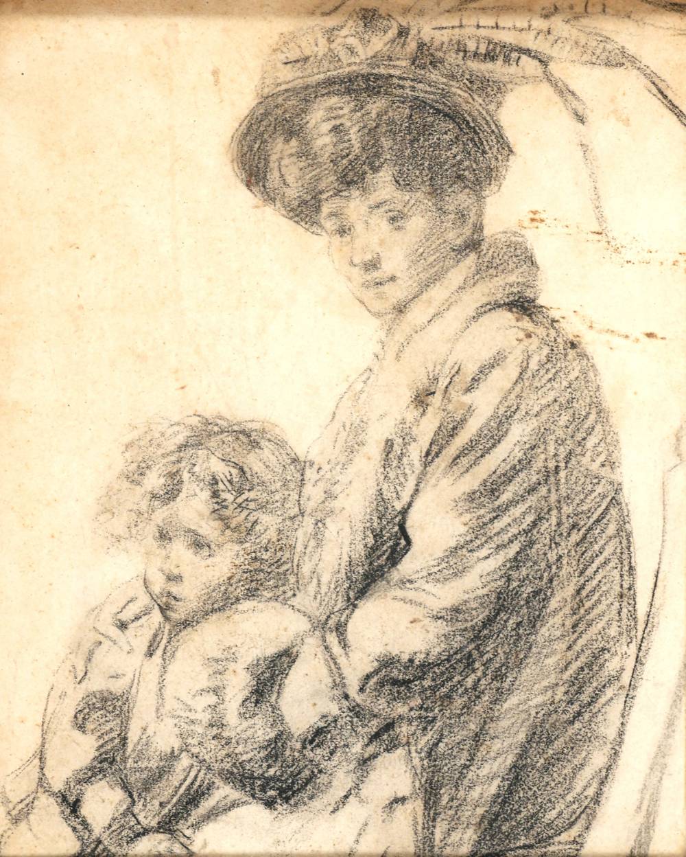 MARY JOSEPHINE FENNING AND SON SEAMUS, 1907 by Francis J. O'Donohoe sold for 150 at Whyte's Auctions