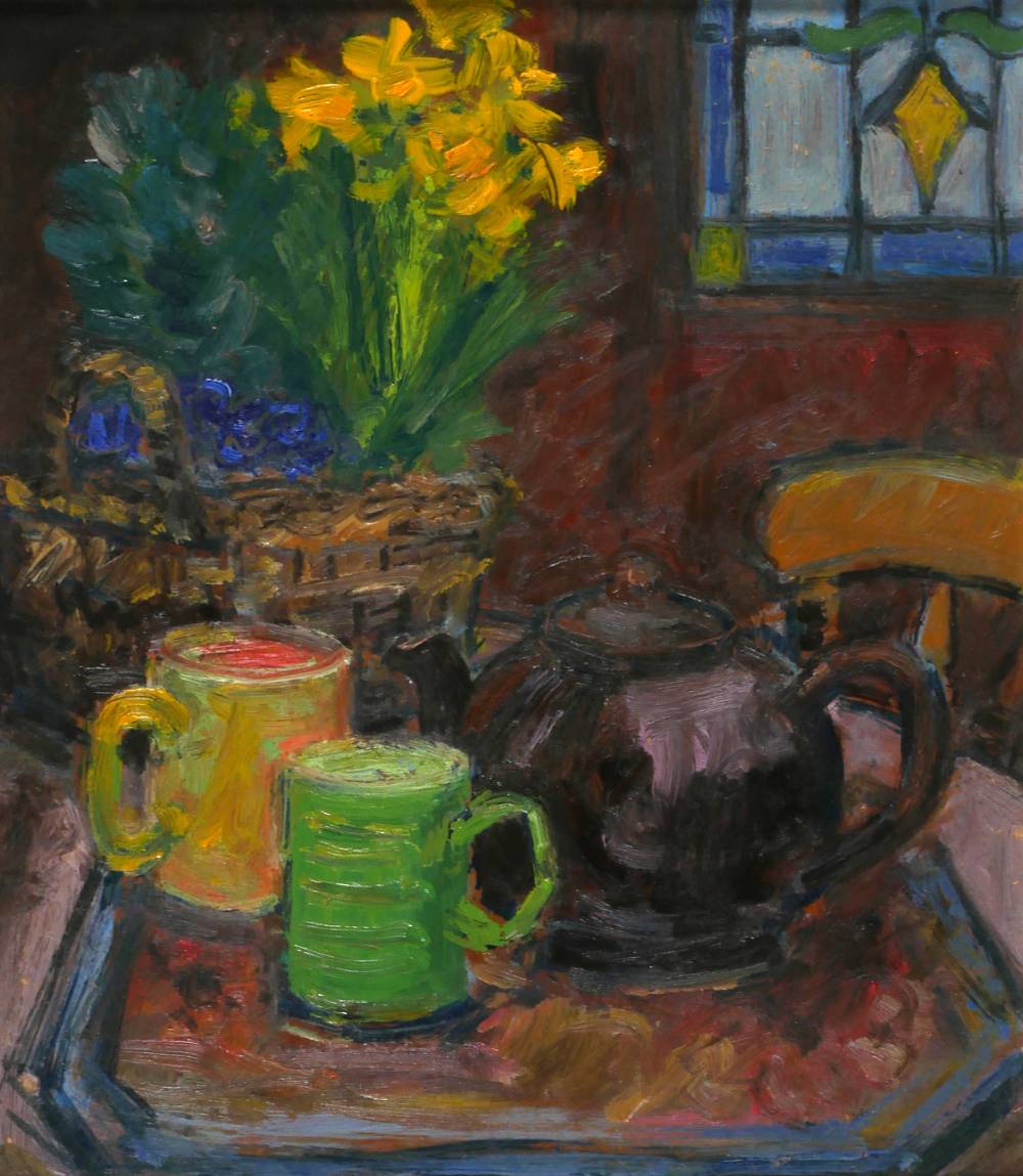 THE GREEN MUG by Robert Bottom sold for 110 at Whyte's Auctions