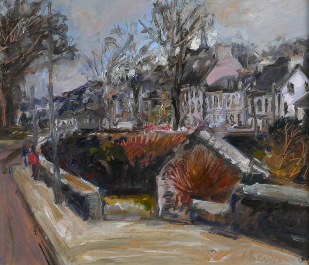 THE CANAL BRIDGE, 2001 by Robert Bottom sold for 130 at Whyte's Auctions