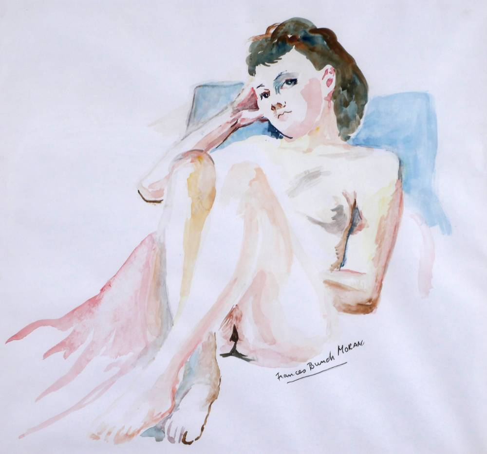 NUDE STUDIES (A PAIR) by Frances Bunch Moran sold for 100 at Whyte's Auctions