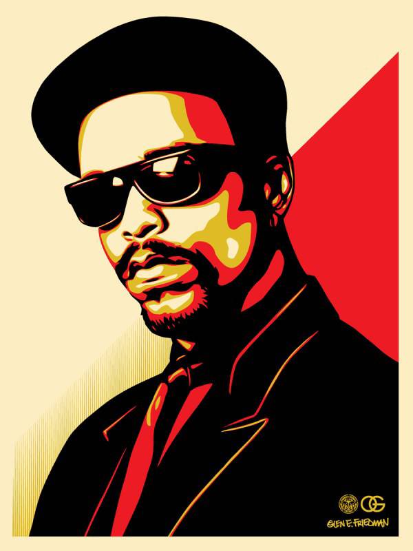 ICE-T OG (RED) 2016 by Shepard Fairey sold for 290 at Whyte's Auctions
