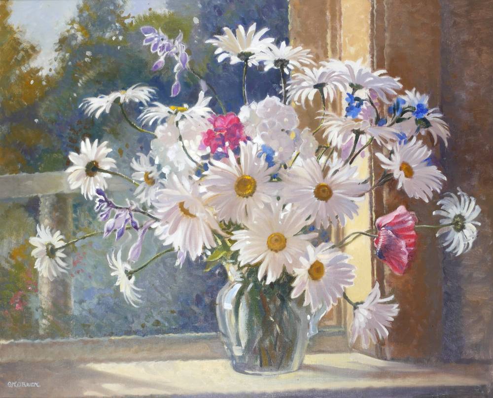 STILL LIFE WITH FLOWERS by Geraldine O'Brien sold for 750 at Whyte's Auctions