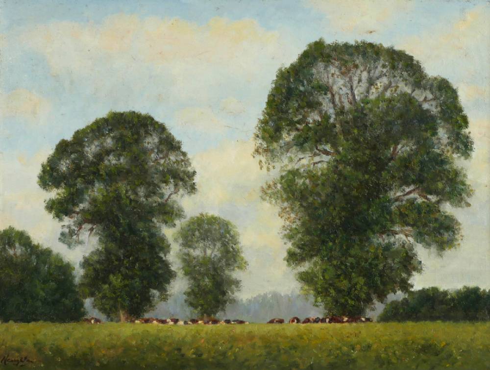 SUMMER ELMS by Wilfred J Haughton sold for 290 at Whyte's Auctions