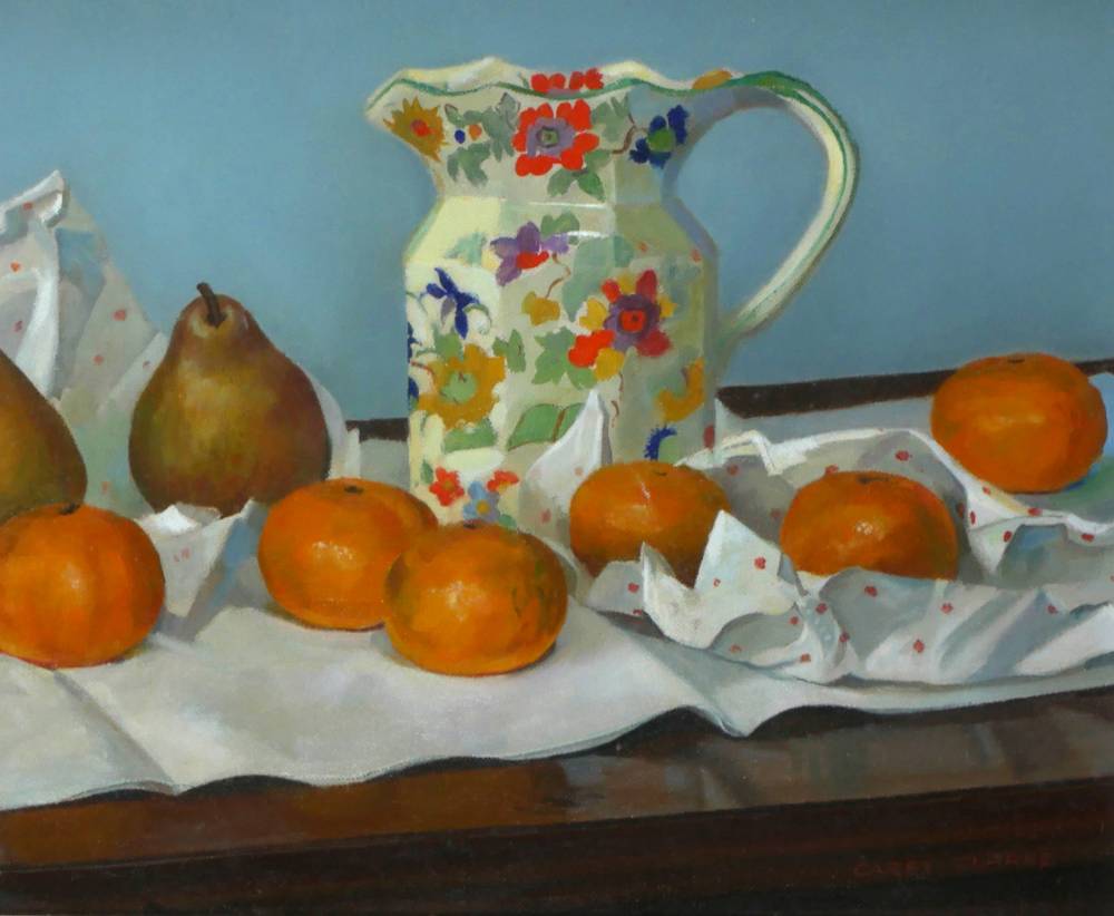SATSUMAS AND MASON JUG by Carey Clarke sold for 900 at Whyte's Auctions