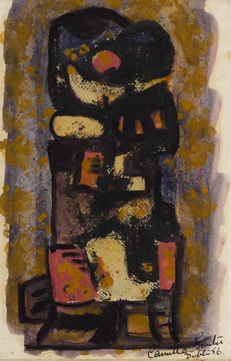 UNTITLED ABSTRACT, 1956 by Camille Souter sold for 4,800 at Whyte's Auctions