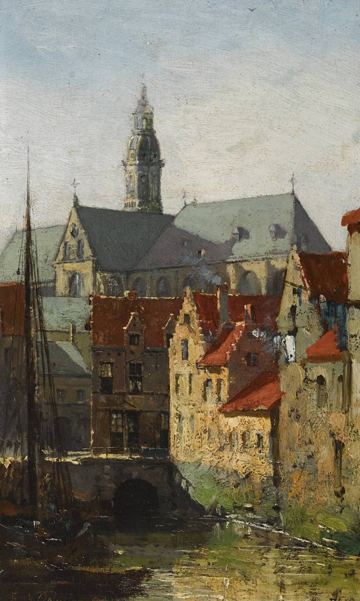 VIEW IN ANTWERP, 1881-1882 by Walter Frederick Osborne sold for 23,000 at Whyte's Auctions