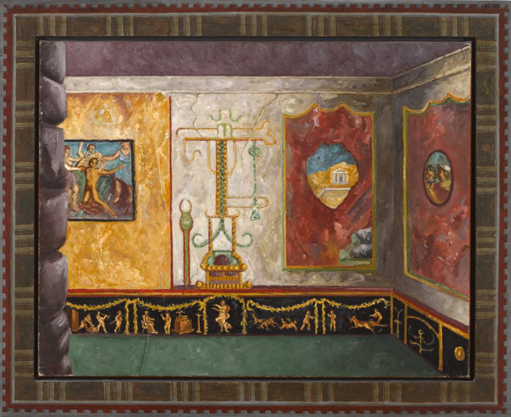 INTERIOR OF VILLA, POMPEII, 1986 by Stephen McKenna sold for 8,000 at Whyte's Auctions
