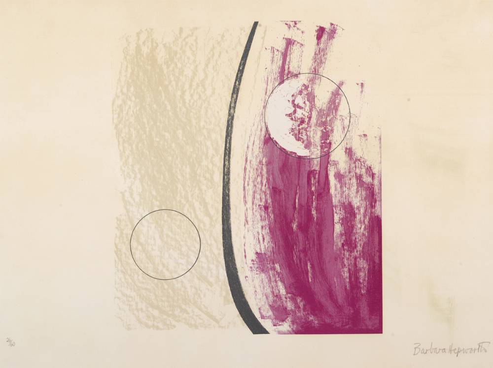 ORCHID, FROM OPPOSING FORMS, 1970 by Dame Barbara Hepworth sold for 4,500 at Whyte's Auctions