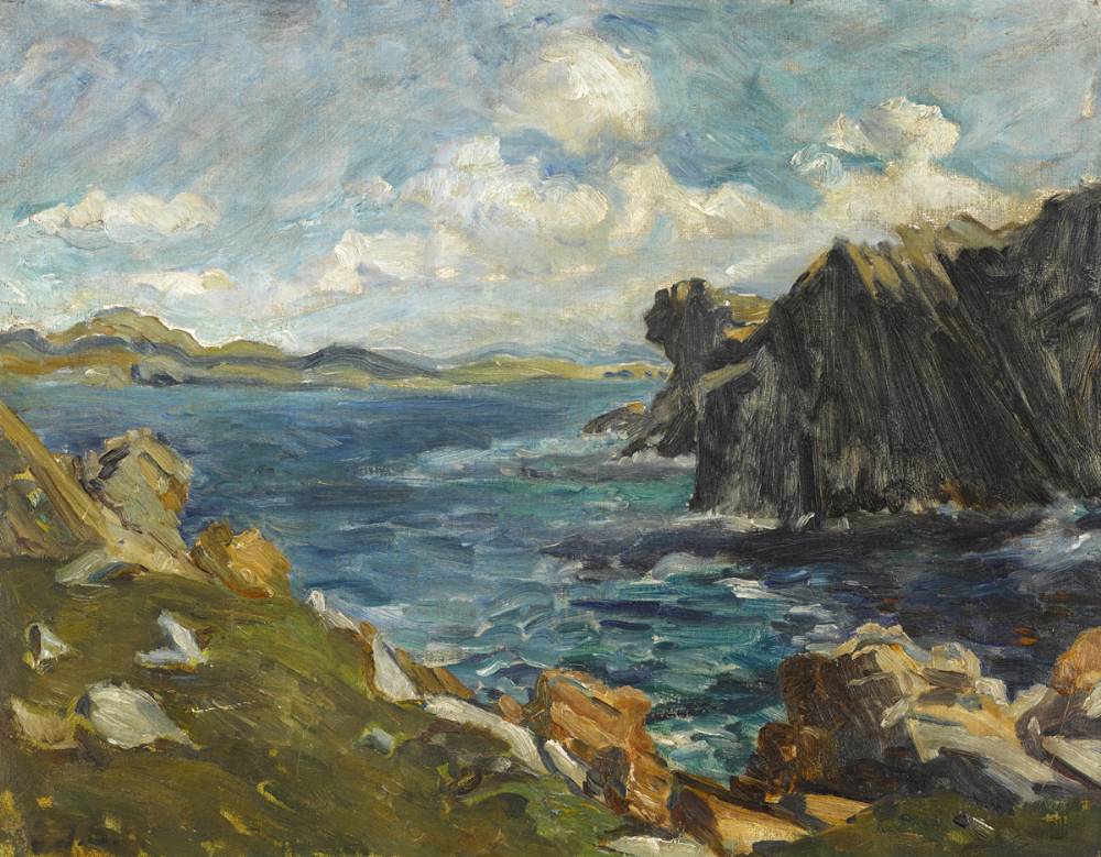 A GAY DAY IN DONEGAL, 1915 by Estella Frances Solomons sold for 4,100 at Whyte's Auctions