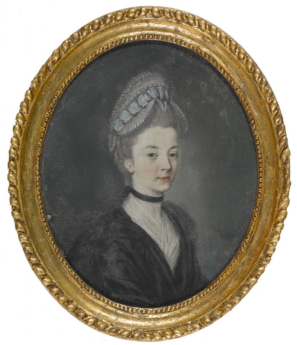 MRS ELIZABETH GOLANEY [?], 1770 by Hugh Douglas Hamilton sold for 1,000 at Whyte's Auctions