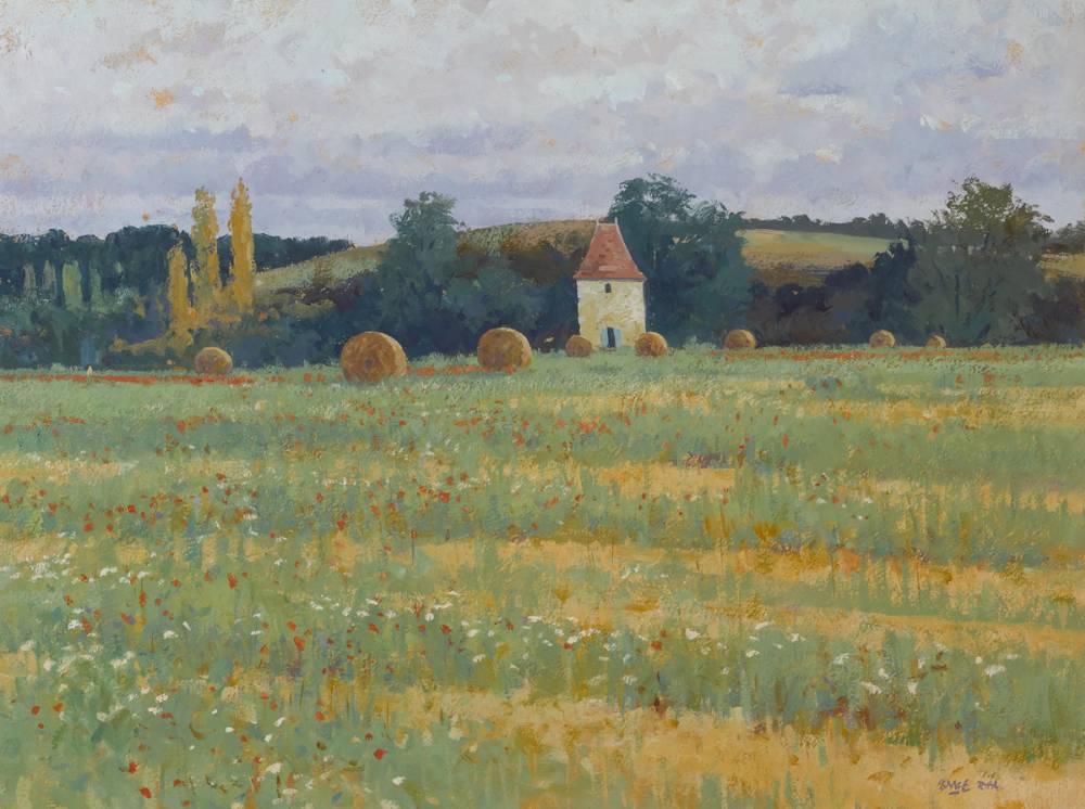 PIGEONNIER IN A POPPY FIELD by Brett McEntagart sold for 1,000 at Whyte's Auctions