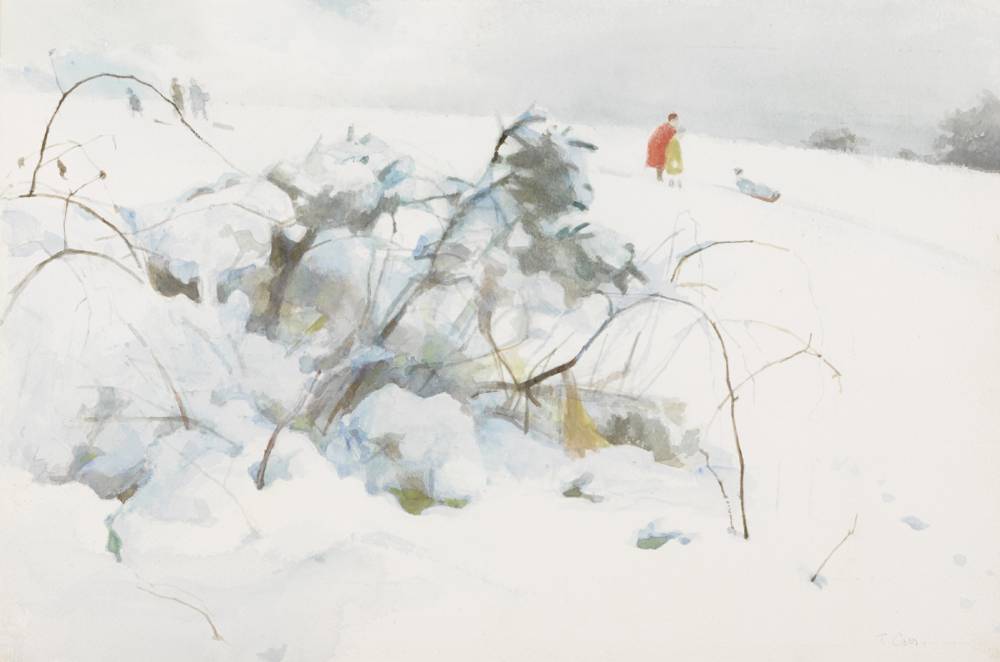 SNOW SCENE by Tom Carr sold for 800 at Whyte's Auctions