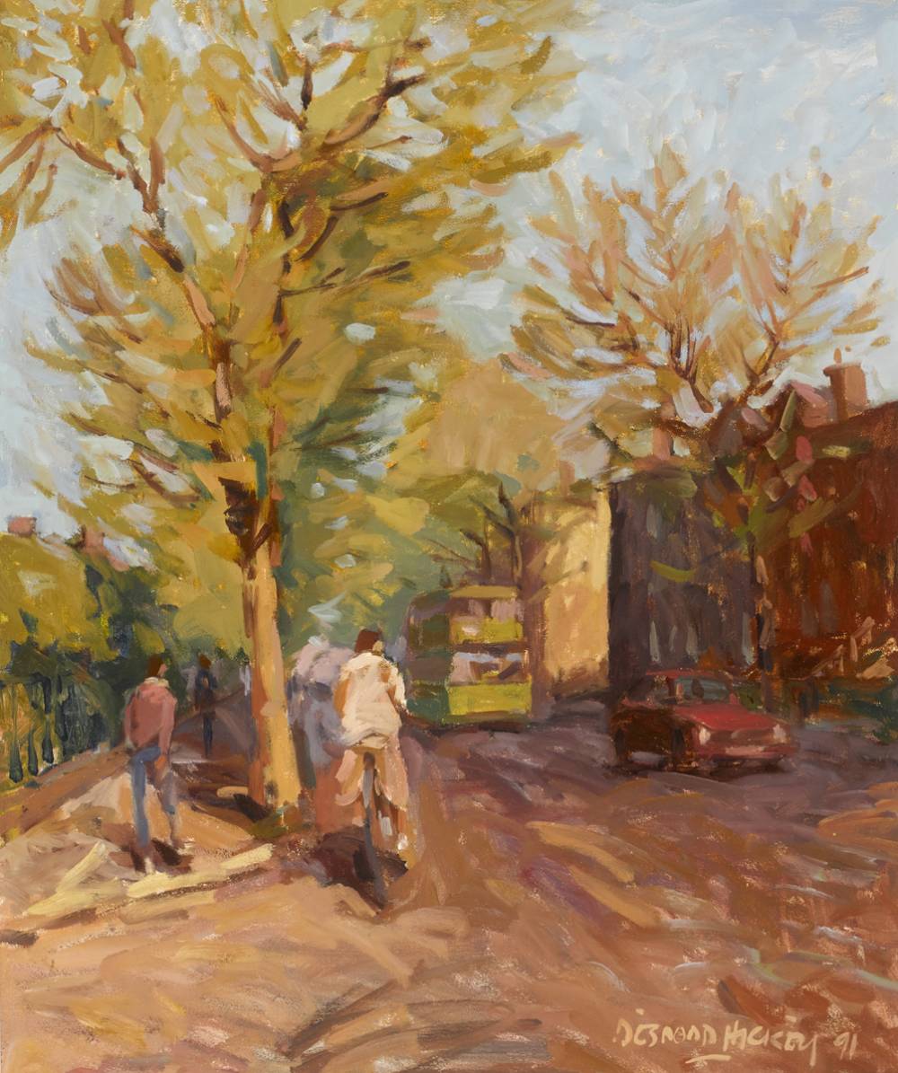 SPRING, HARRINGTON STREET, DUBLIN, 1991 by Desmond Hickey sold for 250 at Whyte's Auctions