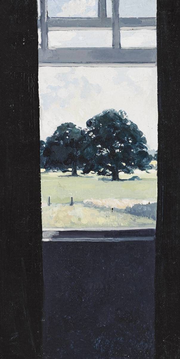 WINDOW AT LOUDHAM , 1980 by Hector McDonnell sold for 400 at Whyte's Auctions