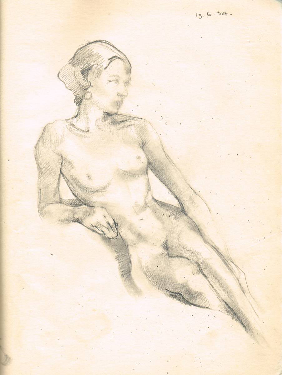 COLLECTION OF FOUR SKETCHBOOKS, c.1931-1934 by Bea Orpen sold for 1,500 at Whyte's Auctions