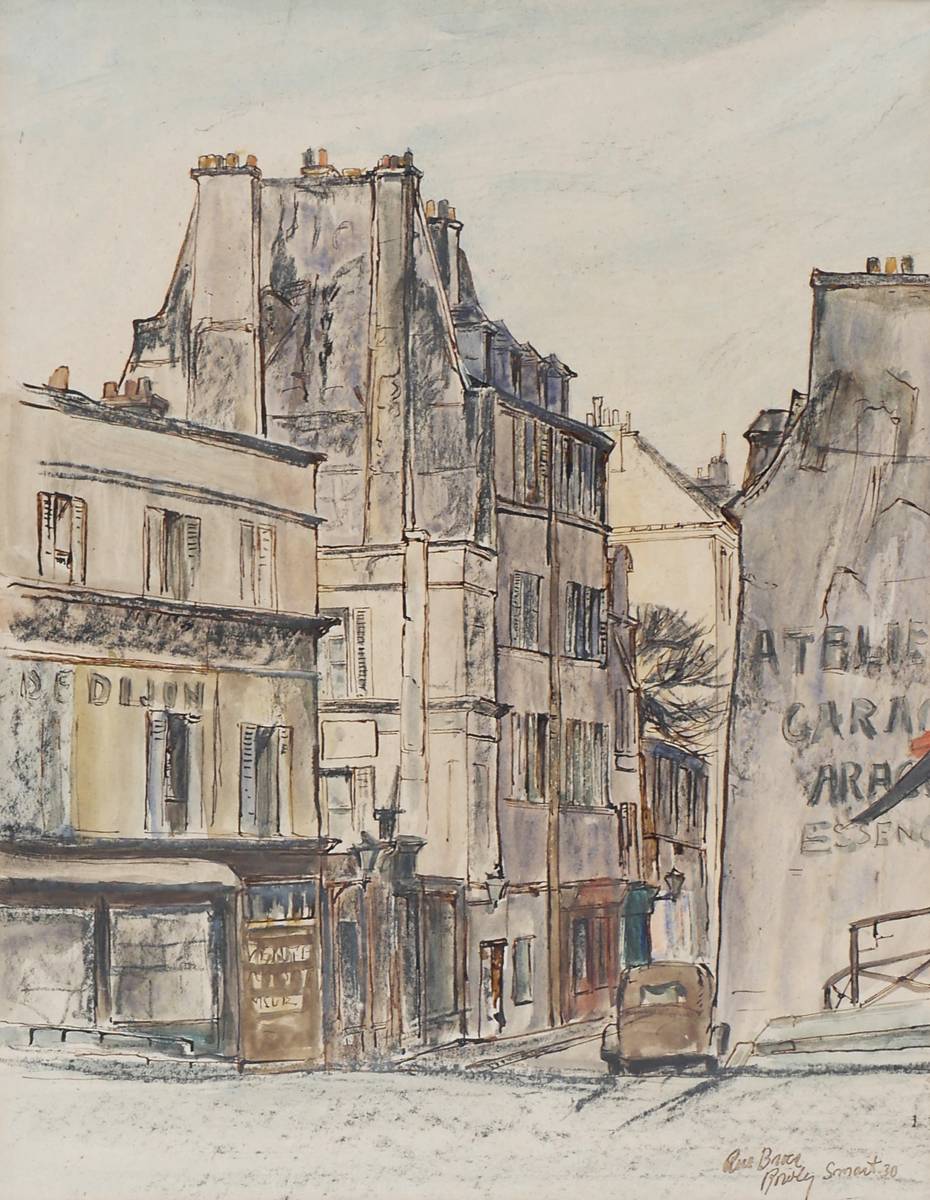 RUE BROCA, 1930 by Rowley Smart sold for 160 at Whyte's Auctions