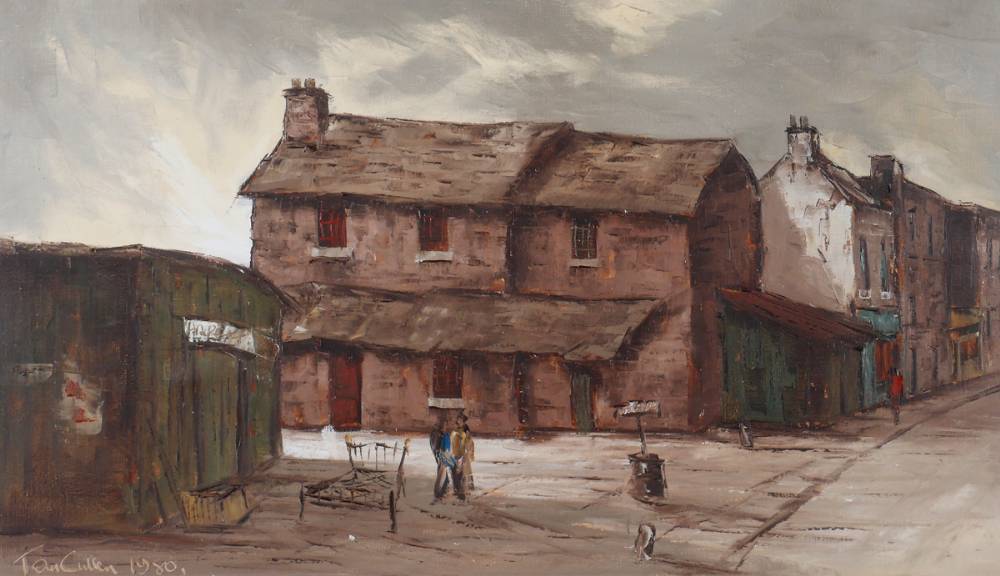ANGLESEA MARKET, DUBLIN by Tom Cullen sold for 300 at Whyte's Auctions