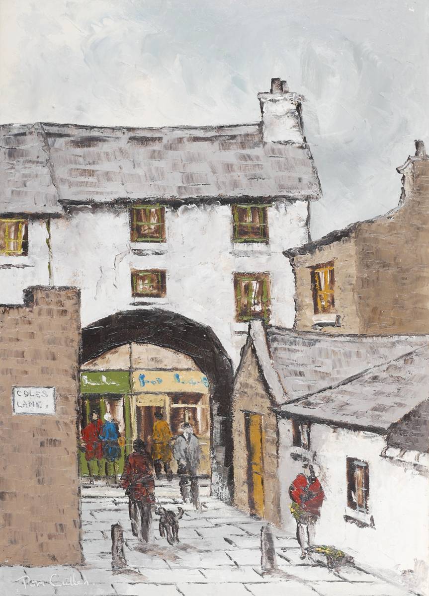 COLE'S LANE, DUBLIN by Tom Cullen sold for 240 at Whyte's Auctions