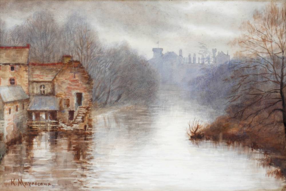 KILKENNY CASTLE AND THE NORE by Kathleen Marescaux sold for 290 at Whyte's Auctions