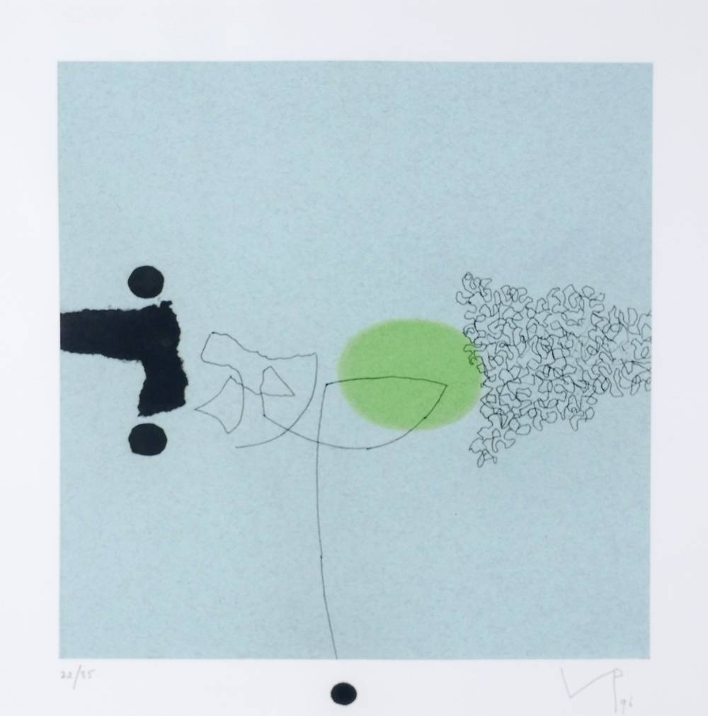 SENSORY WORLD (5), 1996 by Victor Pasmore sold for 600 at Whyte's Auctions