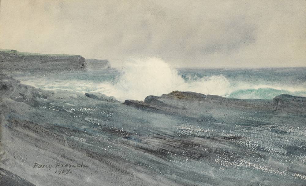 SEASCAPE, 1907 by William Percy French (1854-1920) at Whyte's Auctions