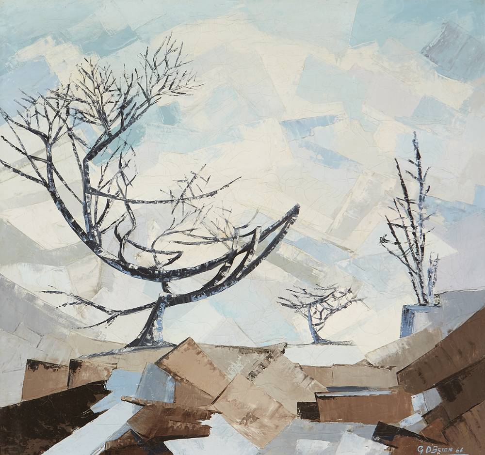 CUBIST LANDSCAPE, 1966 by Gretta OBrien sold for 1,550 at Whyte's Auctions