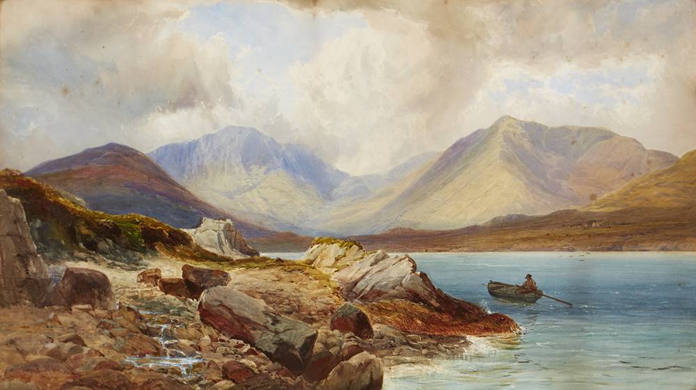 FROM LEENANE LOOKING TOWARDS MWEELREA by John Faulkner sold for 1,050 at Whyte's Auctions