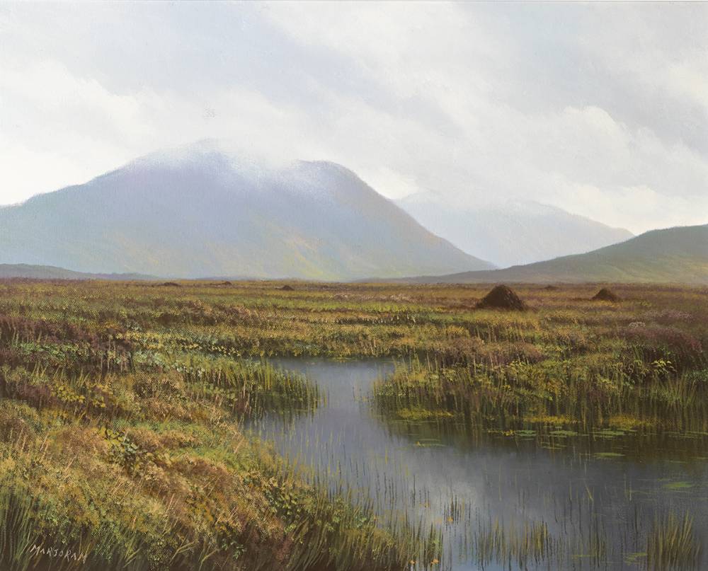 MAAM VALLEY, CONNEMARA by Gerry Marjoram sold for 900 at Whyte's Auctions