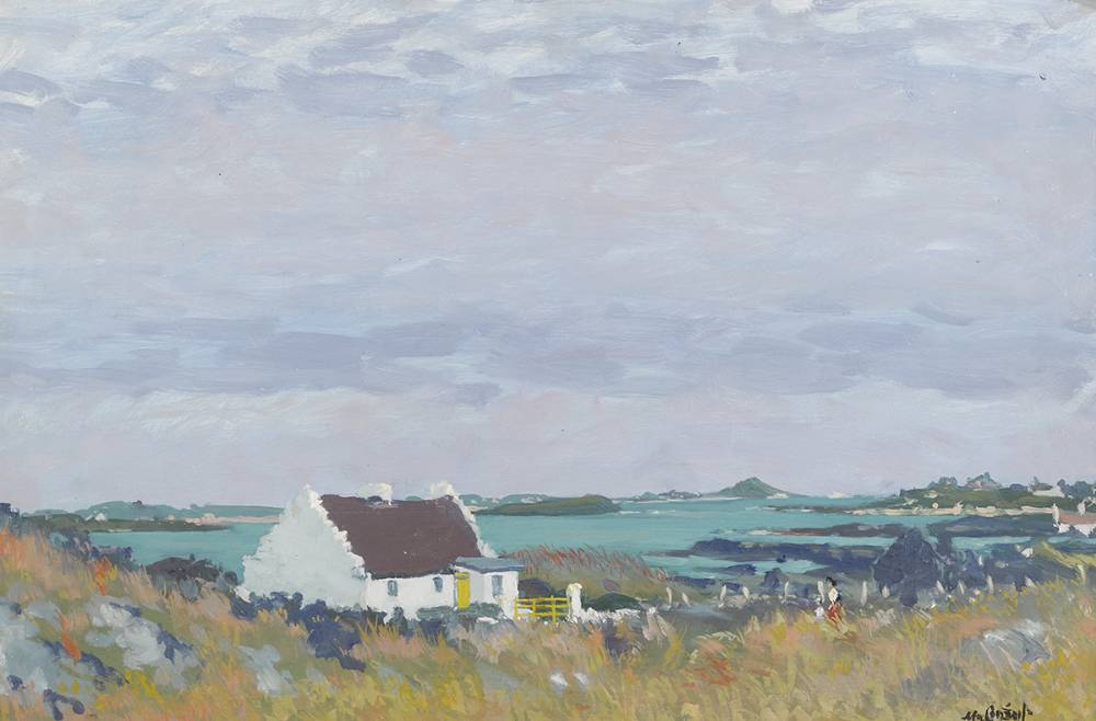 GREEN SEA, ERRISLANNAN, CONNEMARA by Maurice MacGonigal sold for 4,600 at Whyte's Auctions