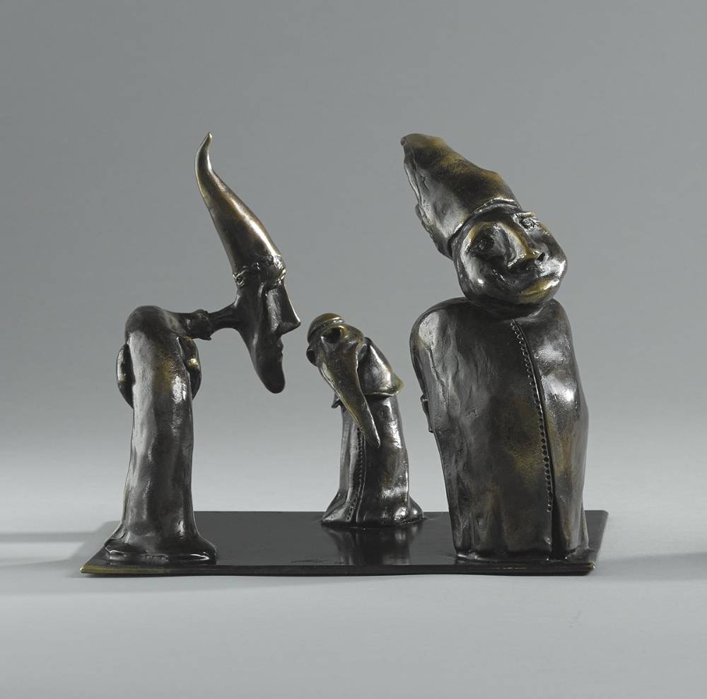THREE FIGURES, 2000 by Patrick O'Reilly sold for 1,600 at Whyte's Auctions