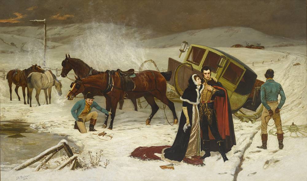 THE COURSE OF TRUE LOVE NEVER DID RUN SMOOTH, 1878 by John Charles Dollman sold for 9,500 at Whyte's Auctions