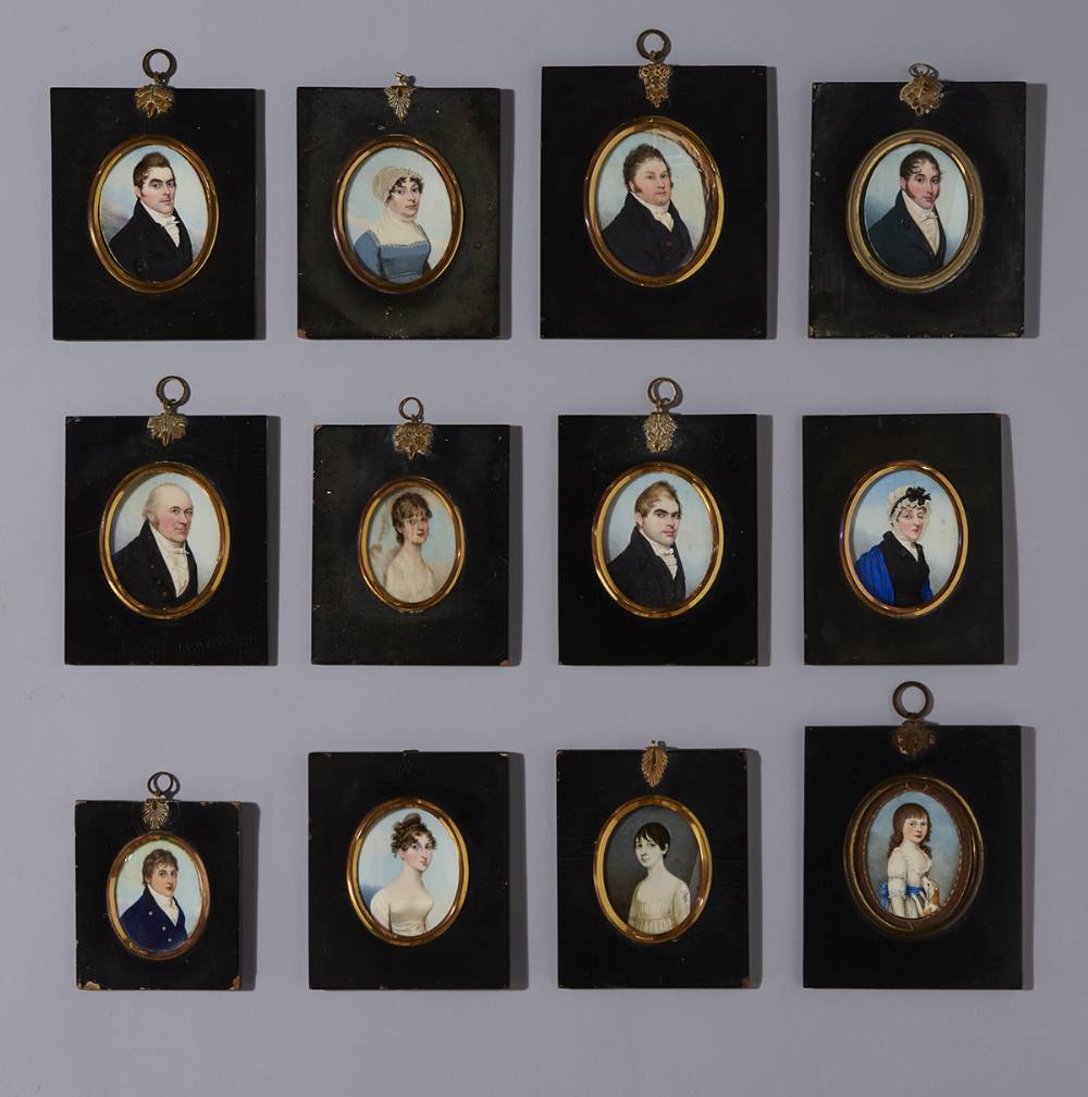 COLLECTION OF PORTRAIT MINIATURES AND VICTORIAN PHOTOGRAPHS RELATING TO THE SWETE FAMILY, CORK by Henry Kirchhoffer sold for 4,200 at Whyte's Auctions