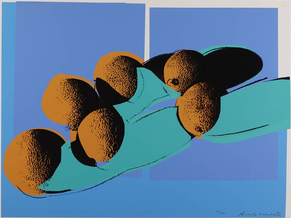 SPACE FRUIT: CANTALOUPES I 201, 1979 by Andy Warhol sold for 9,500 at Whyte's Auctions