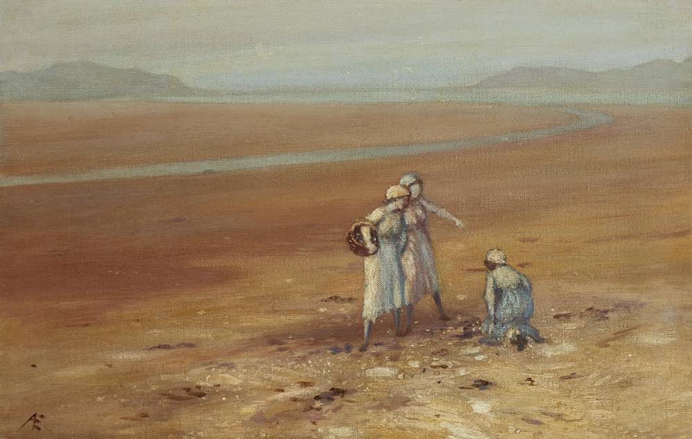 THREE WOMEN ON A SEASHORE by George Russell ('') sold for 7,500 at Whyte's Auctions