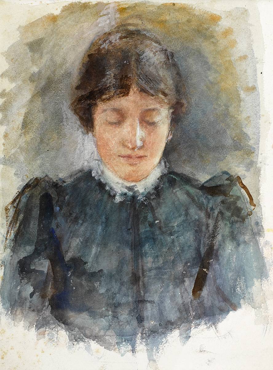 PORTRAIT OF LILY YEATS by John Butler Yeats sold for 2,000 at Whyte's Auctions