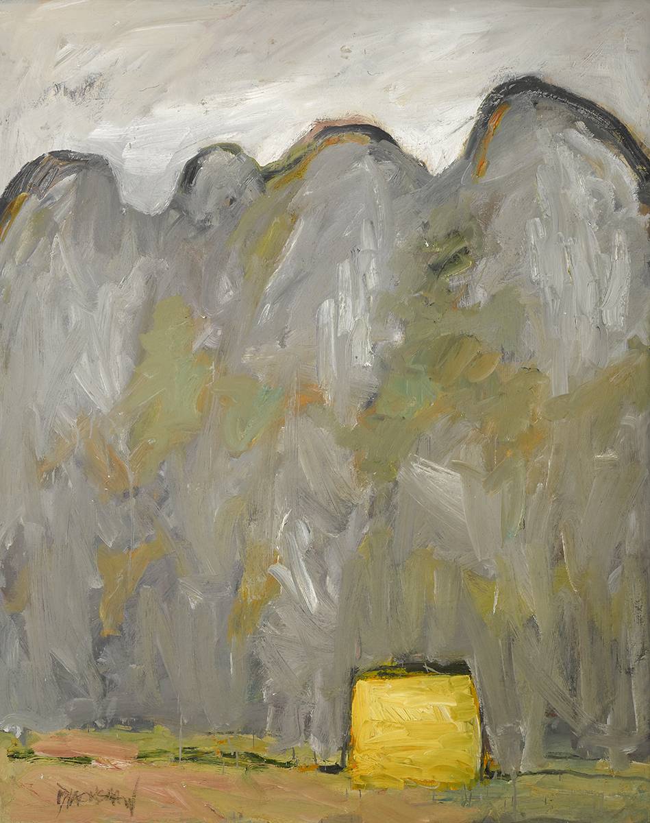 LANDSCAPE WITH MOUNTAINS by Basil Blackshaw sold for 16,000 at Whyte's Auctions