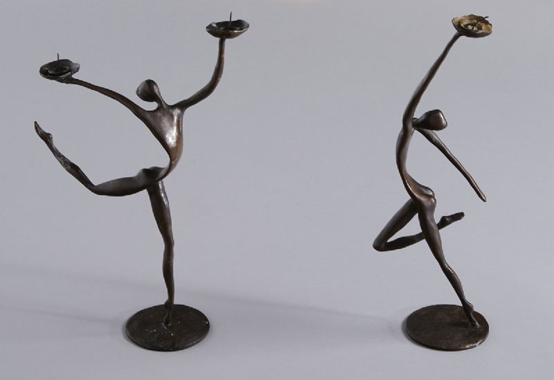 TARA SERIES CANDLEHOLDERS, 1991 (A PAIR) by John Kennedy sold for 1,500 at Whyte's Auctions