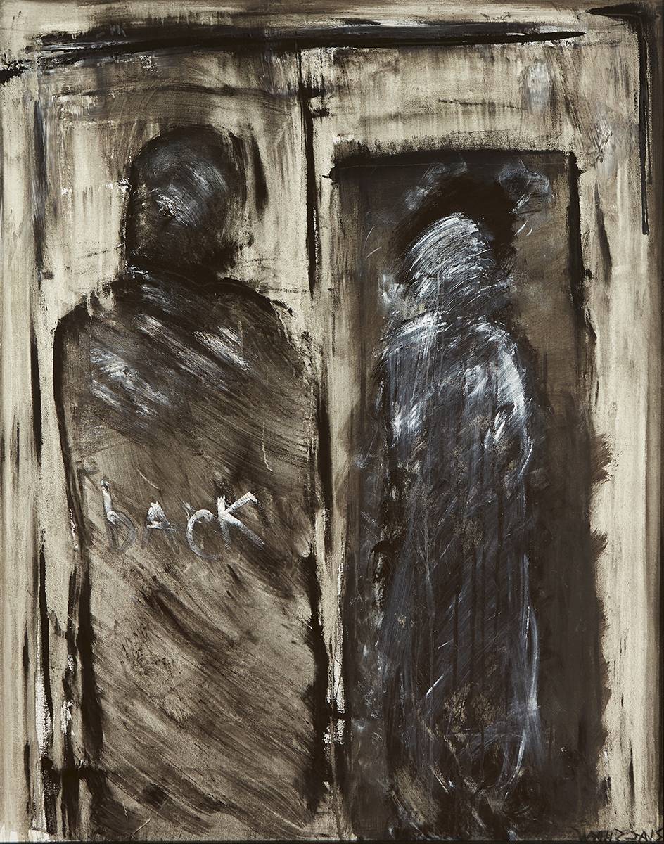 UNTITLED I and UNTITLED II by Basil Blackshaw sold for 12,500 at Whyte's Auctions