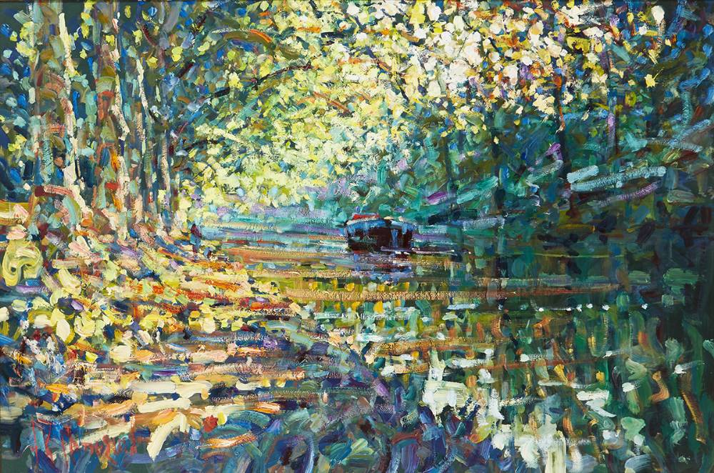 CANAL DU MIDI, NEAR CASTELNAUDARY, FRANCE by Arthur K. Maderson sold for 9,000 at Whyte's Auctions