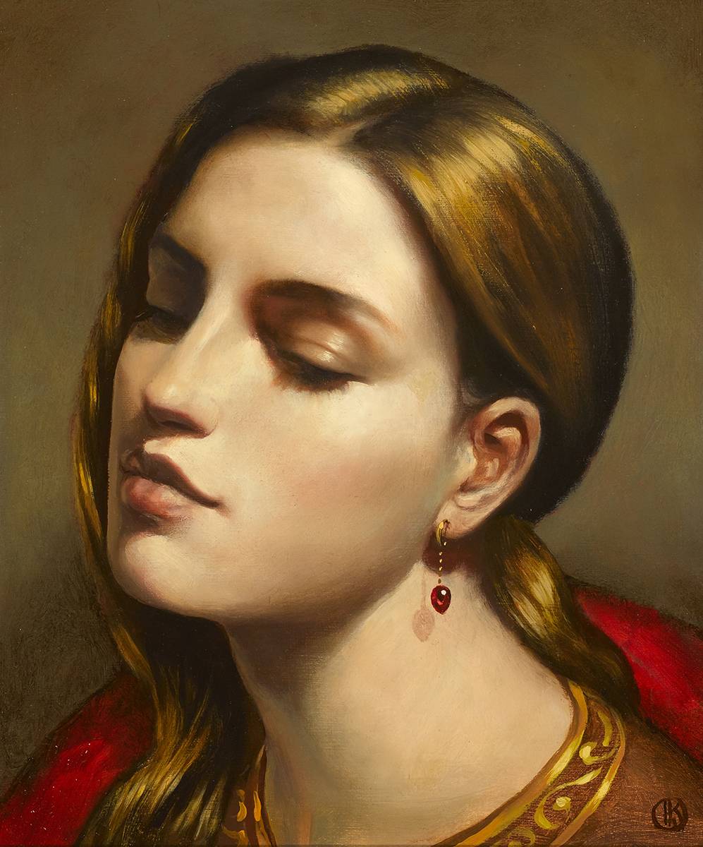 YOUNG WOMAN by Ken Hamilton sold for 2,200 at Whyte's Auctions