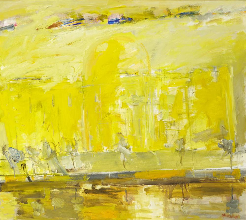 YELLOW BUILDING, 1997 by Basil Blackshaw sold for 24,000 at Whyte's Auctions