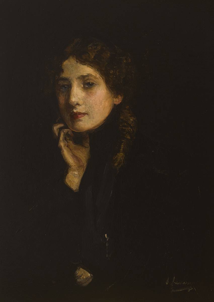 MARY IN BLACK, c.1904 by Sir John Lavery RA RSA RHA (1856-1941) at Whyte's Auctions