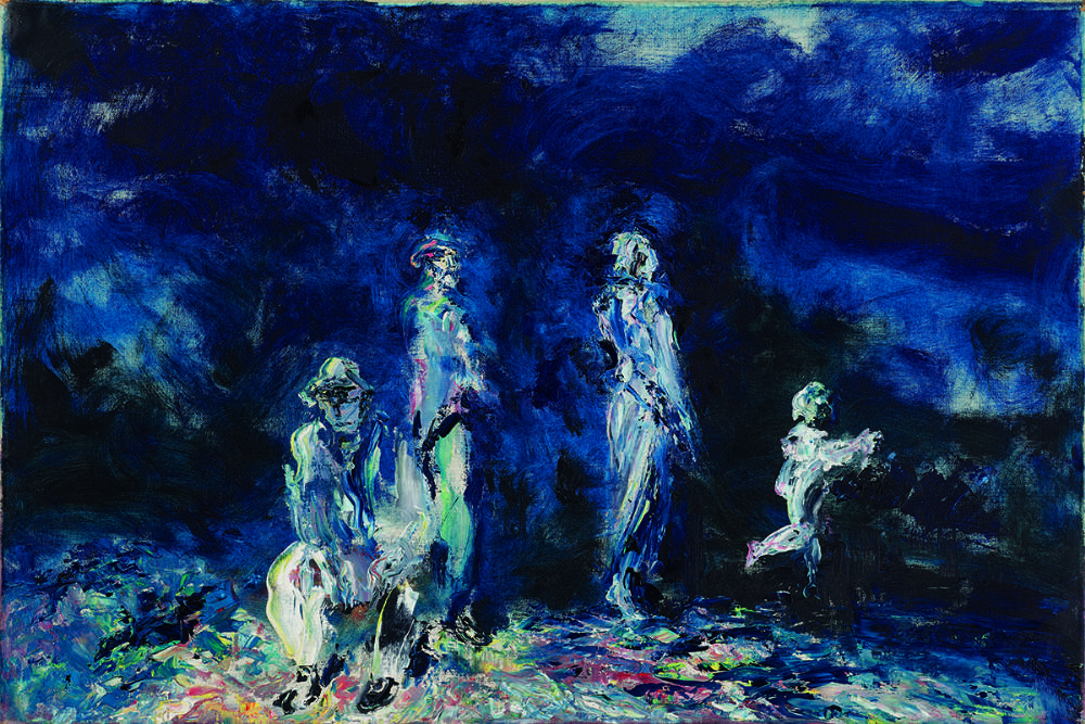 THE ENFOLDING NIGHT, 1947 by Jack Butler Yeats sold for 520,000 at Whyte's Auctions