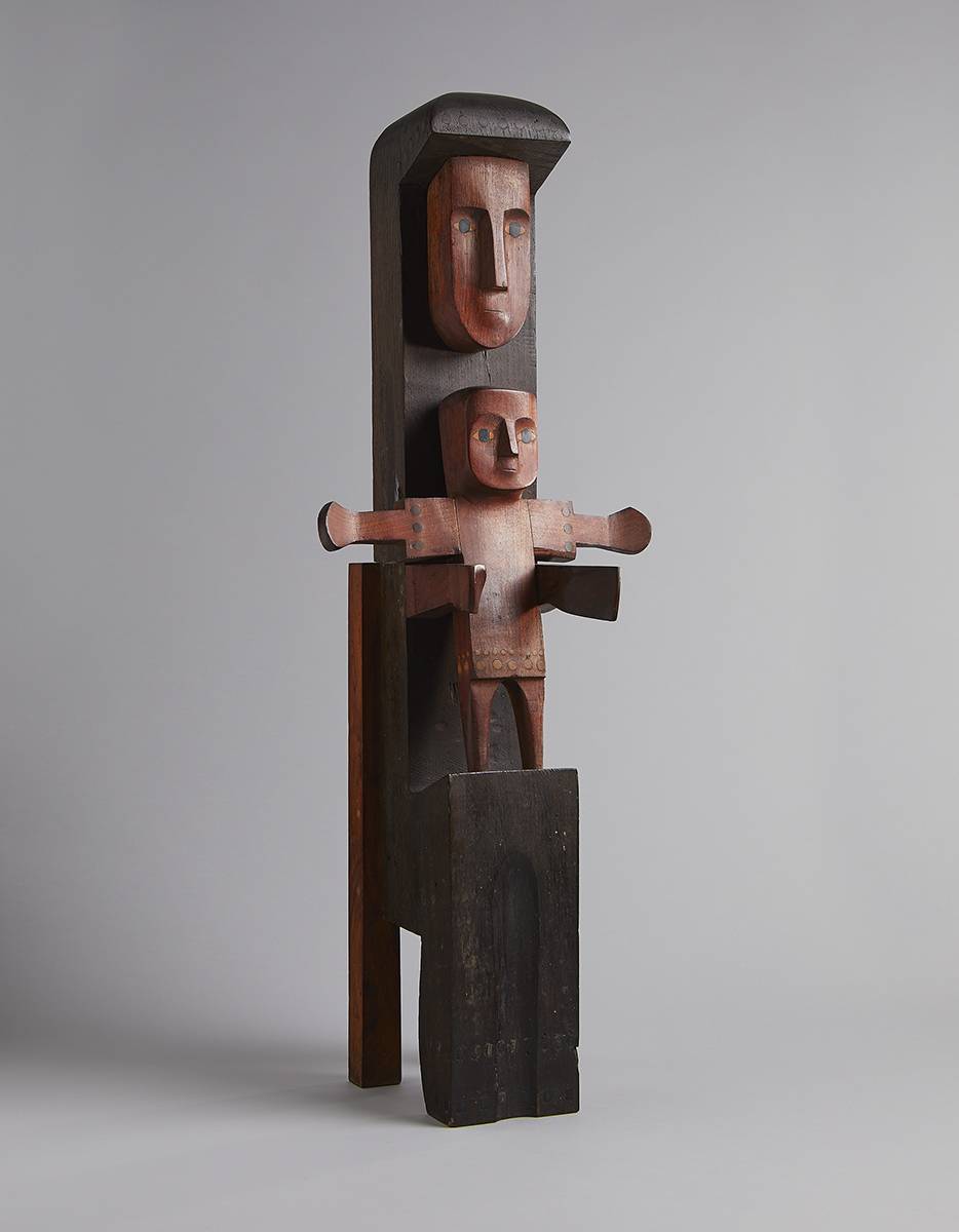 VIRGIN AND CHILD, c.1955 by Oisn Kelly sold for 3,800 at Whyte's Auctions