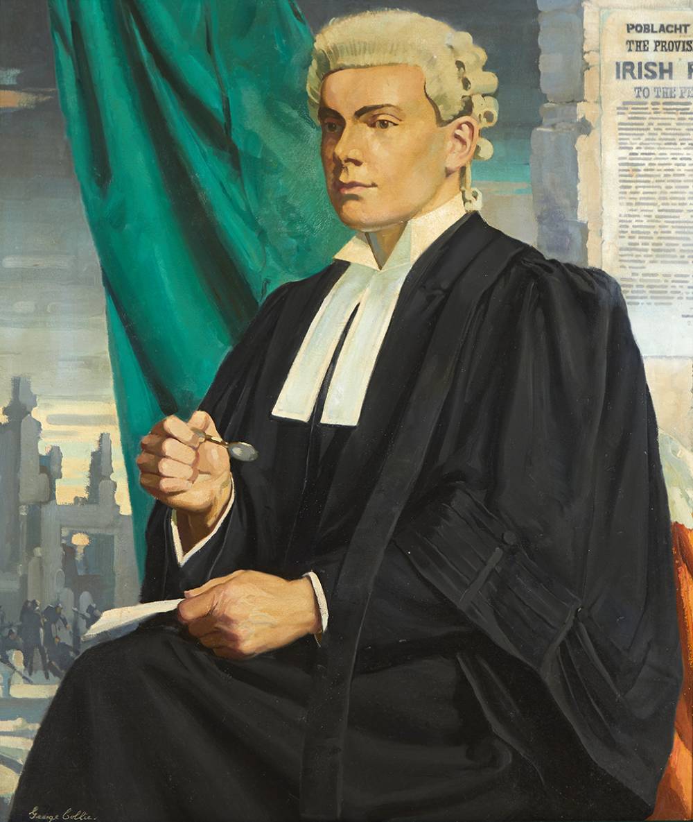 PORTRAIT OF PADRAIG PEARSE by George Collie RHA (1904-1975) at Whyte's Auctions
