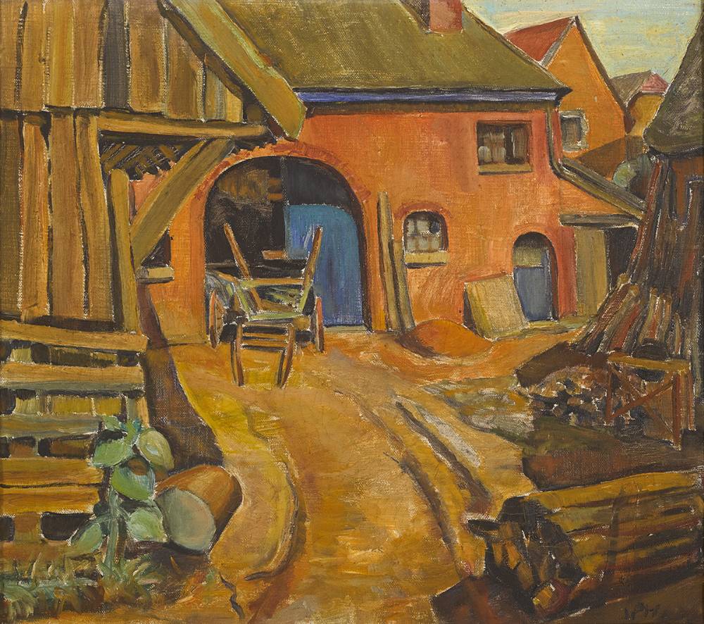 FARMYARD by Father Jack P. Hanlon sold for 2,250 at Whyte's Auctions
