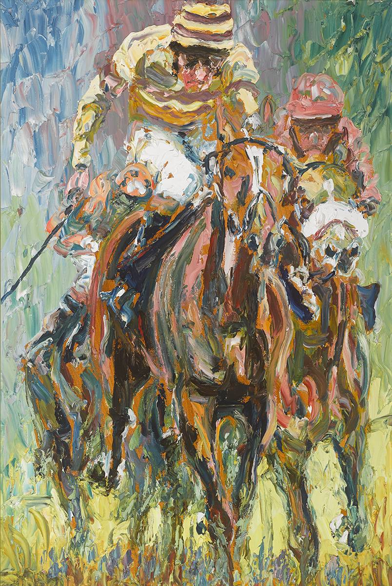 HORSE RACE by Liam O'Neill sold for 7,000 at Whyte's Auctions