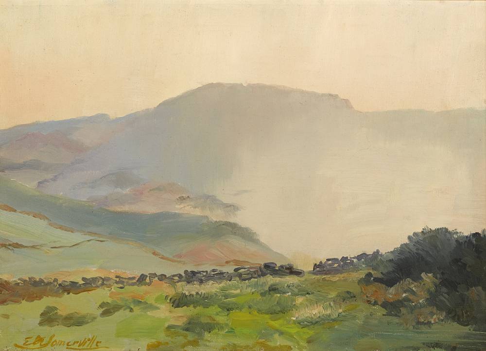 SUNSET, MIST AND MOUNTAINS, c. 1927 by Edith Oenone Somerville sold for 950 at Whyte's Auctions