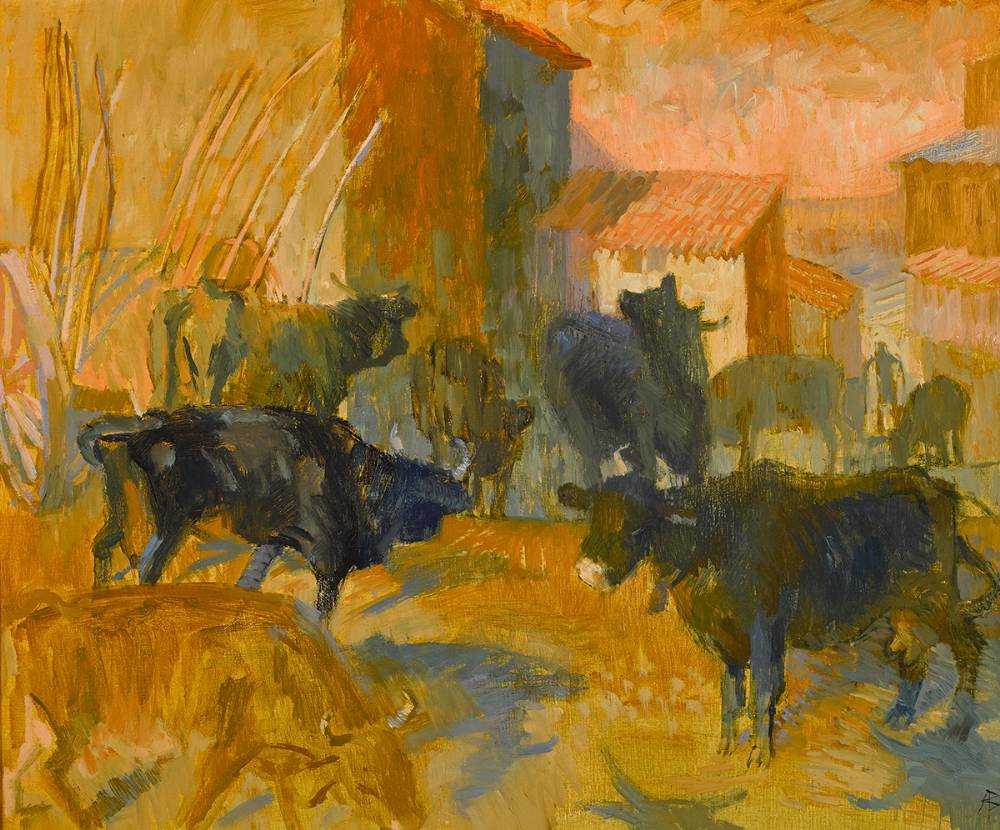 SUN CATTLE, SOTILLO DEL RINCN, 1964 by Alicia Boyle sold for 750 at Whyte's Auctions